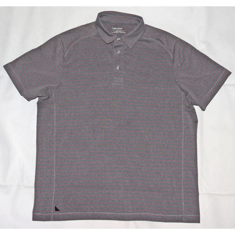 UNTUCKit Men's Short Sleeve Golf Polo Shirt Size Medium